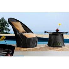 SL- (41) muebles de mimbre rattan de mimbre ronda silla de sofá de espalda alta